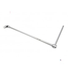 HBM Extra Long T-Wrench With Cardan Joint 400 mm. With 1/2” Mounting