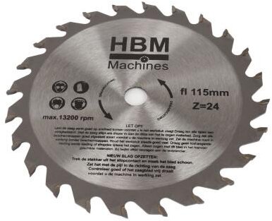 HBM 115 x 10 x 1,7 mm. Widia savklinge