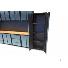 HBM premium værkstedssystem, 16 dele, grå