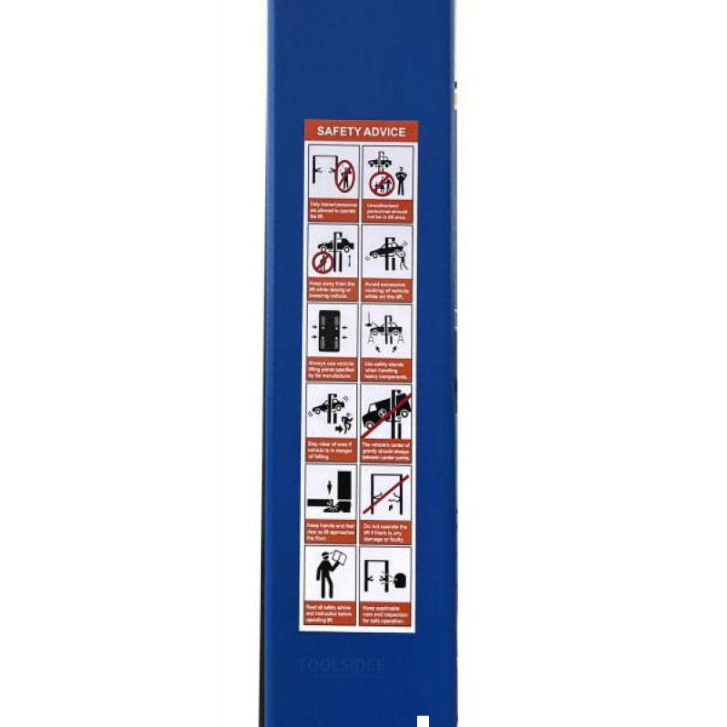 HBM Professional 2-søjlet hydraulisk lift 4 ton med elektronisk udløser HBM Professional 2-søjlet hydraulisk lift 4 ton med elektronisk udløser