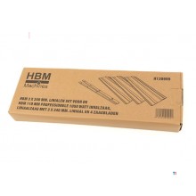 HBM 3 x 330 mm. Linjalsett for HBM 115 mm Professional 1050 watt dykksag, linjalsag med 3