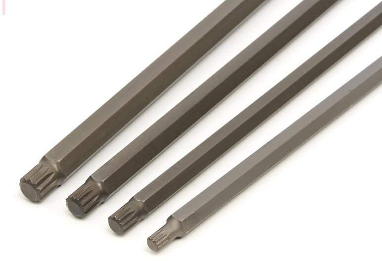 HBM 4-delt drivakselskruer Nøglefatningssæt M8-M14 800 mm ½”