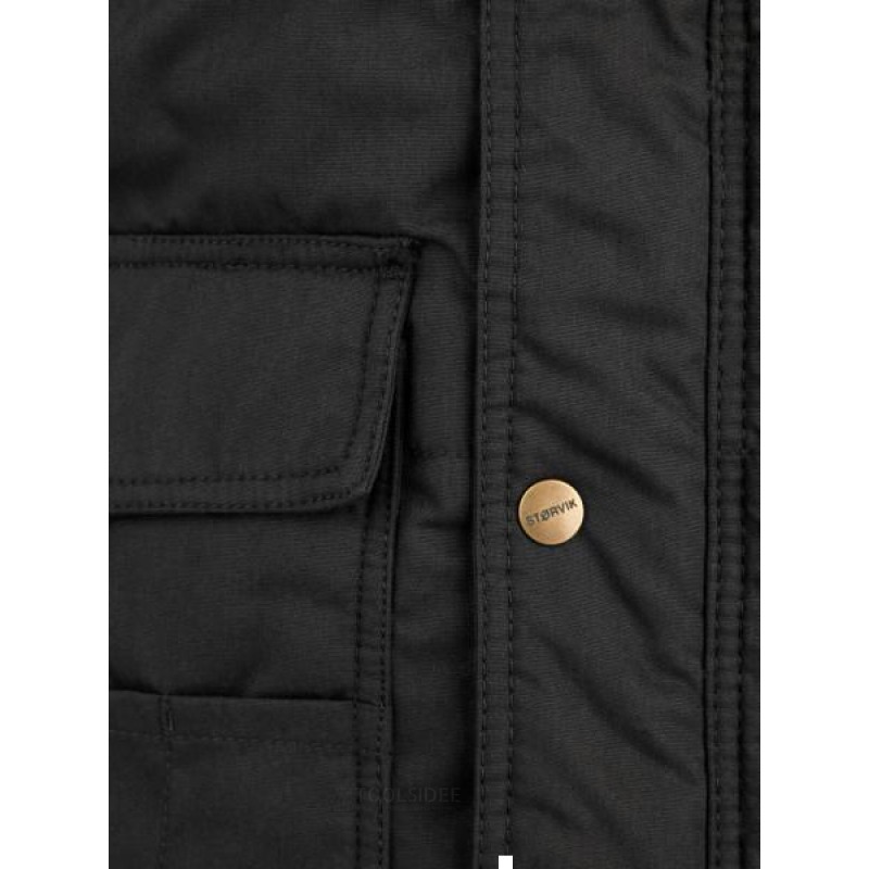 Storvik Pocket Bodywarmer Sort Str. XL