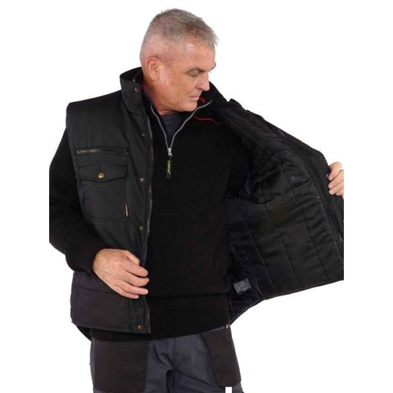 Storvik Pocket Bodywarmer Sort Str. XXL