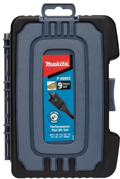 Makita Speed-Bohrer-Set 9-teilig P-80802