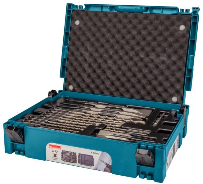 Makita bore-/mejselsæt 17-delt B-53877