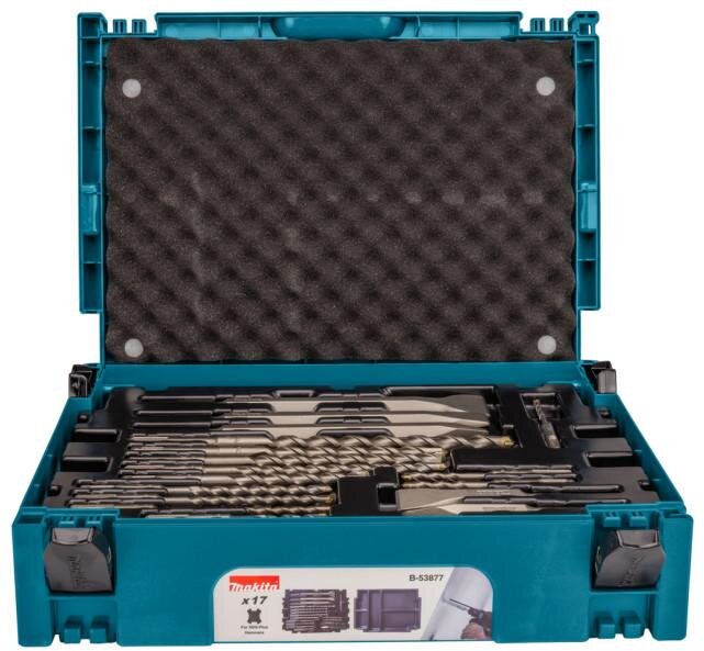 Makita bore-/mejselsæt 17-delt B-53877