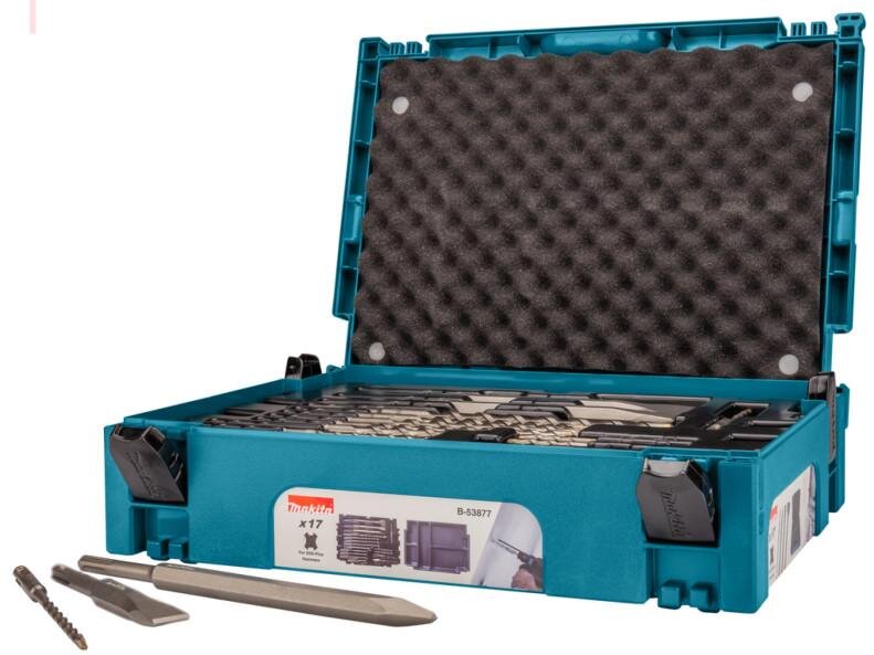 Makita bore-/mejselsæt 17-delt B-53877