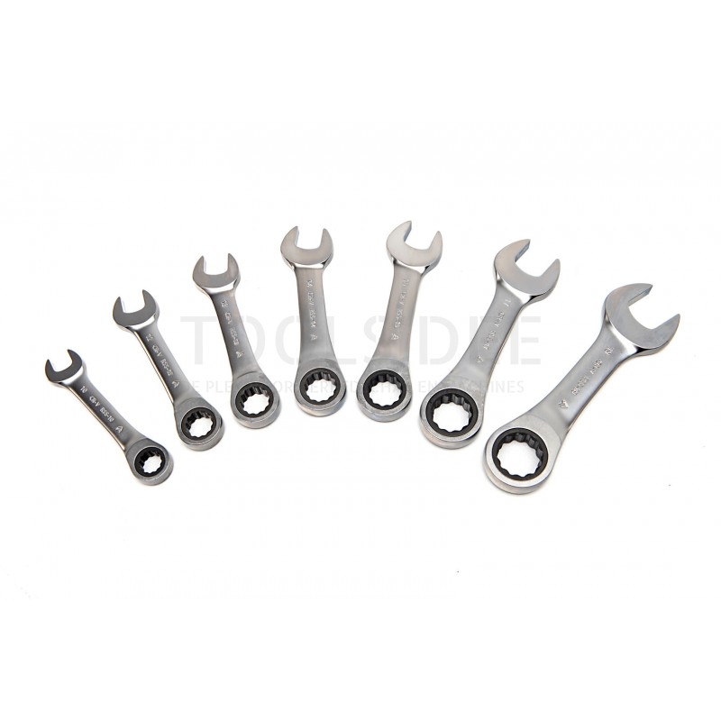 AOK professional short ring ratchet spanners