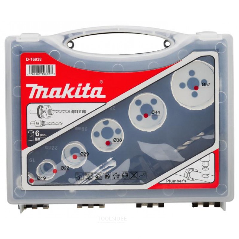Makita Hulsavsæt 6-delt D-47117