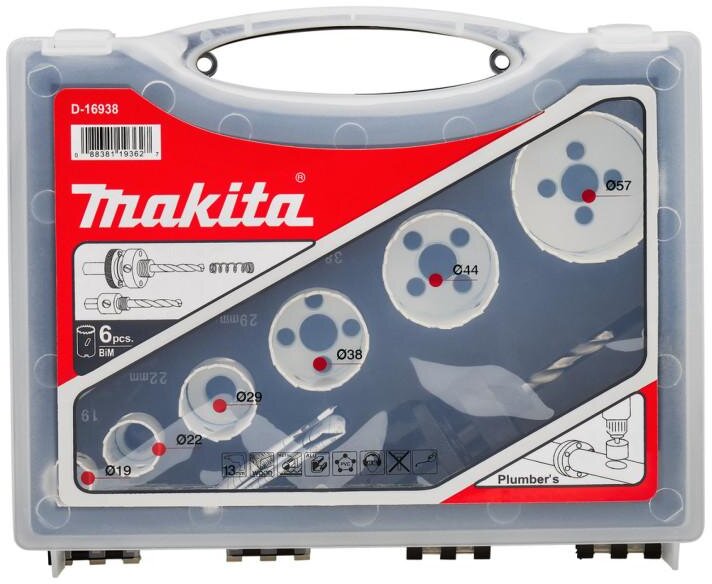 Makita Gatzaagset 6-delig D-47117