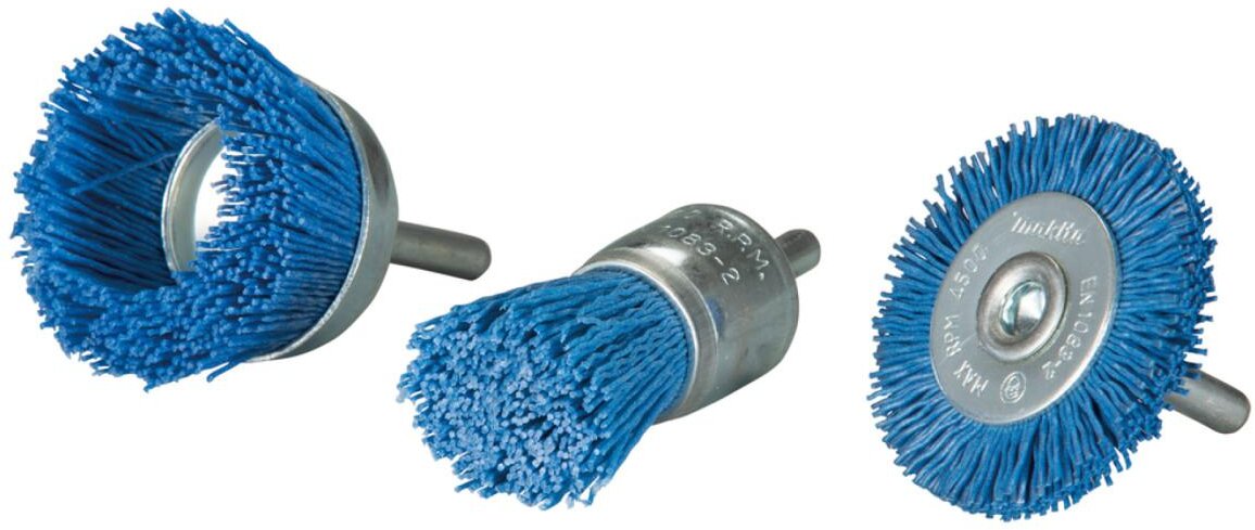 Makita Bürstenset Nylon 3-teilig D-70758
