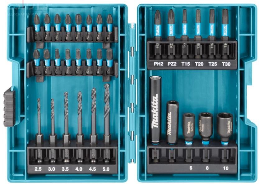 Makita bore-/slagboresæt 33-delt B-66896 Makita bore-/slagboresæt 33-delt B-66896