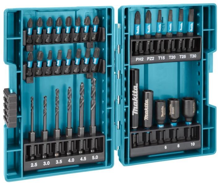 Makita bore-/slagboresæt 33-delt B-66896 Makita bore-/slagboresæt 33-delt B-66896