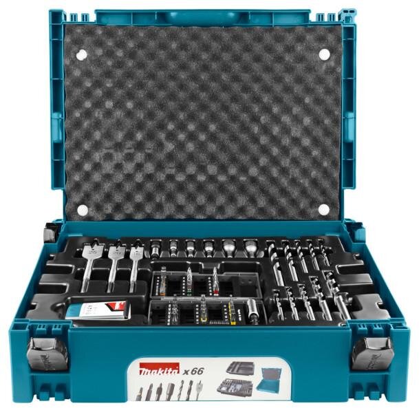 Makita bore-/skruetrækkerbitssæt 66 dele B-43044