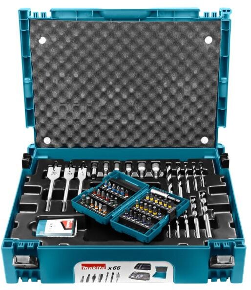 Makita bore-/skruetrækkerbitssæt 66 dele B-43044