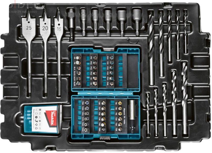 Makita bore-/skruetrækkerbitssæt 66 dele B-43044