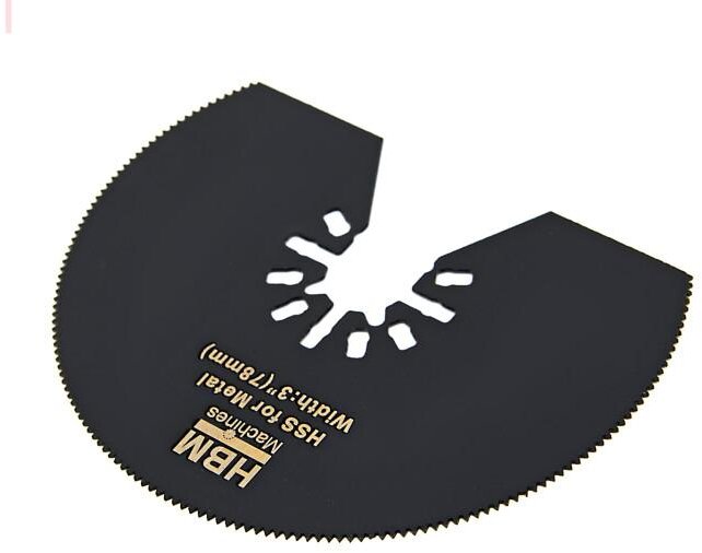 HBM 78 mm. HSS-Halbrundsägeblatt für Metall, Holz und Kunststoff für Multifunktionswerkzeug