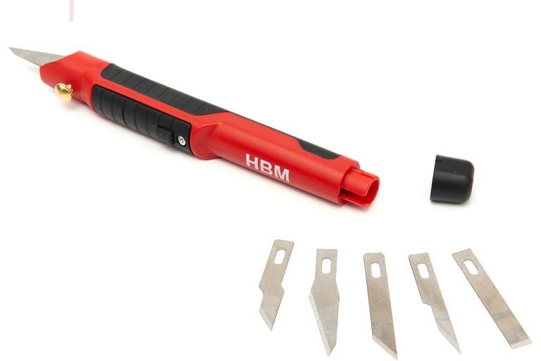 HBM 14 Deles Hobby Kniv Sæt Med LED Lampe HBM 14 Deles Hobby Kniv Sæt Med LED Lampe