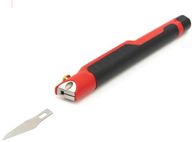 HBM 14 Deles Hobby Kniv Sæt Med LED Lampe HBM 14 Deles Hobby Kniv Sæt Med LED Lampe