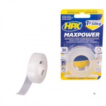 HPX Max Power Transparent mounting tape 19mm x 2m