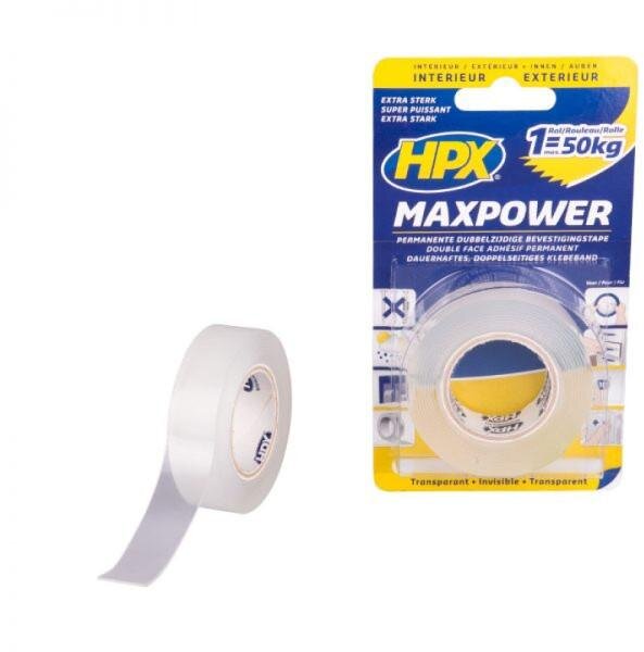 HPX Max Power Transparentes Montageband 19 mm x 2 m HPX Max Power Transparentes Montageband 19 mm x 2 m
