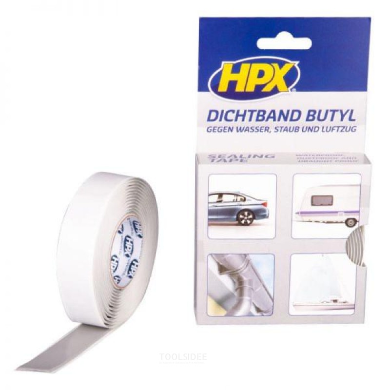 HPX Butyl Forseglingstape - Grå 20mm x 3m