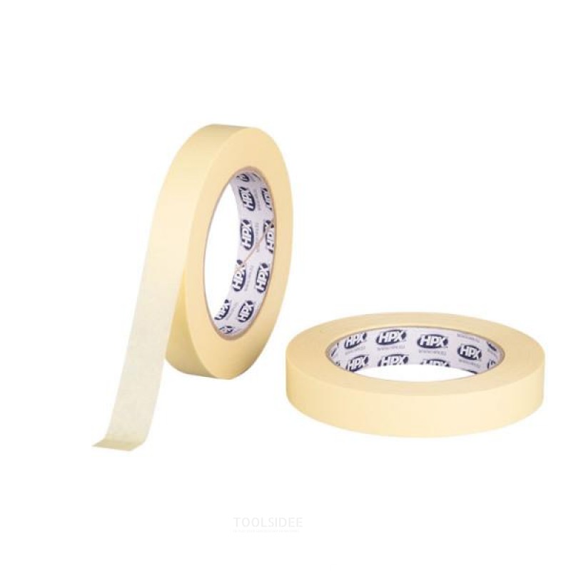 HPX Maskeringstape 100°C - cremehvid 38mm x 50m