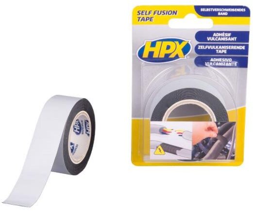 HPX Selvsammensmeltende tape - sort 25mm x 3m
