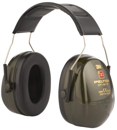 3M PELTOR Optime II øreklokker, 31 dB, grønn, pannebånd, H520A-407-GQ