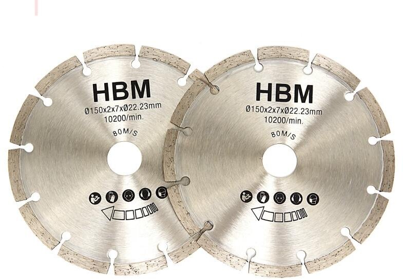 HBM 150 mm sagblad for veggjager 1700w (H131674)