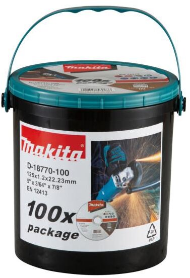 Makita skjæreskive rustfritt stål 100 stk D-18770-100