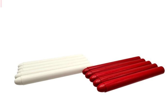 ToolPack Textmarker Nachfüllung 10x (rot und weiß)