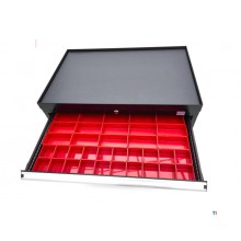 HBM 6 Skuffer Professionelt Værktøjsskab 88 x 58 x 80 cm sort
