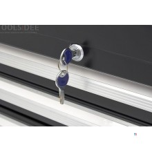 HBM 6 Skuffer Professionelt Værktøjsskab 88 x 58 x 80 cm sort