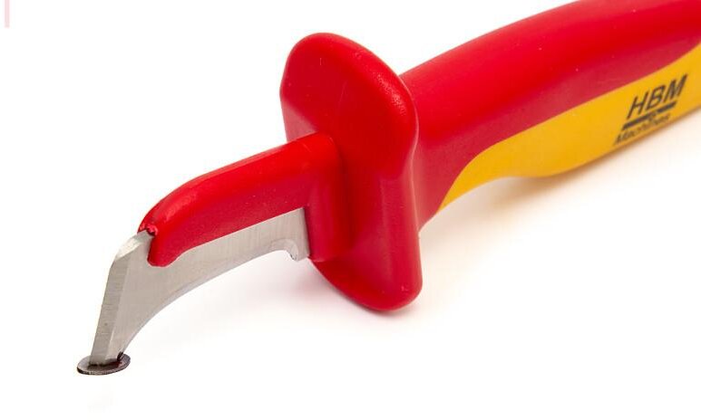 HBM VDE halvmåneformet kabelkniv HBM VDE halvmåneformet kabelkniv
