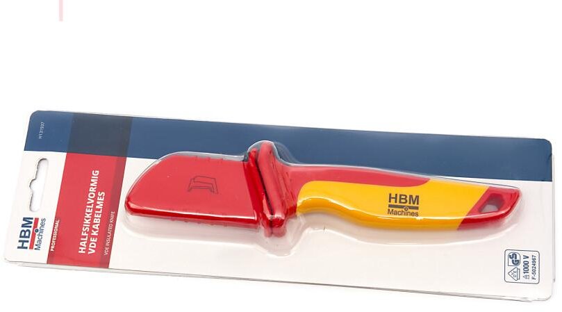 HBM VDE halvmåneformet kabelkniv HBM VDE halvmåneformet kabelkniv