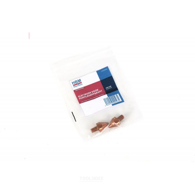 HBM elektrodi punktsveisemaskinille 2,0 mm + 2,0 mm