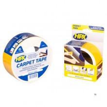 HPX Dobbeltsidet Tæppetape - Hvid 50mm x 25m HPX Dobbeltsidet Tæppetape - Hvid 50mm x 25m