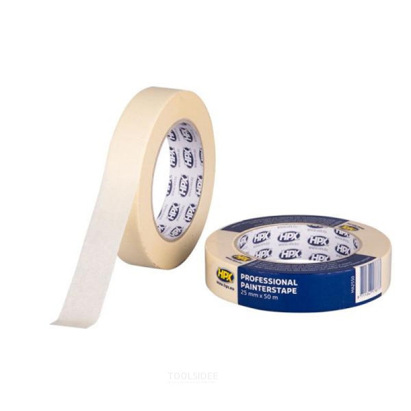 HPX malertape 100°C - cremehvid 19mm x 50m