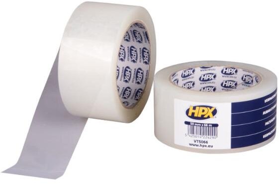 HPX emballagetape - brun 50mm x 66m