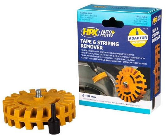 HPX tape- og stribefjerner: skive + skaft (stort)