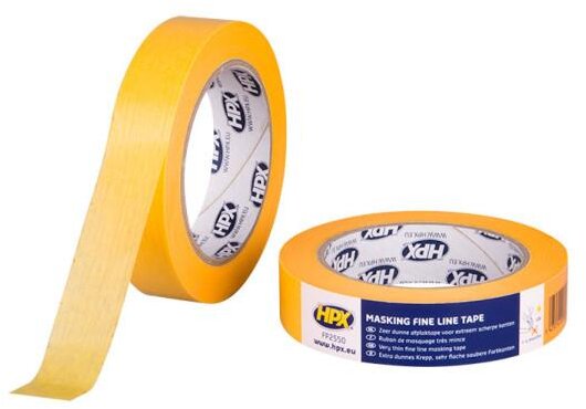 HPX maskering 4400 fine line - oransje 18mm x 50m