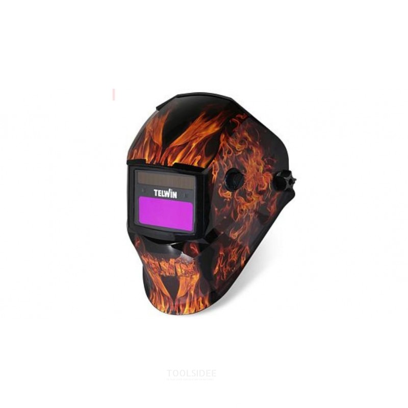 Telwin welding helmet model stream flame MMA/MIG/MAG/TIG Telwin welding helmet model stream flame MMA/MIG/MAG/TIG