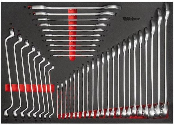 Weber filled tool trolley 7 drawers, 300 pieces Weber filled tool trolley 7 drawers, 300 pieces