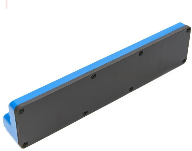 HBM magnetisk tilbehørsholder for 26 stykker 1/4 tomme metrisk, blå