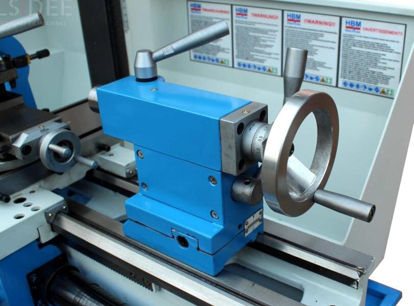 HBM profi vario metaaldraaibank, freesmachine compleet 250 x 550 inclusief BF 16 boorkop