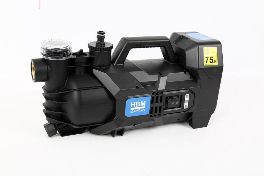 HBM batteri havepumpe, vandpumpe 20 Volt