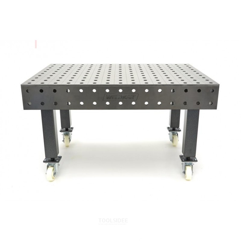 Weldkar svejsebord Ø28 1000 x 1000 x 15 mm, mobil