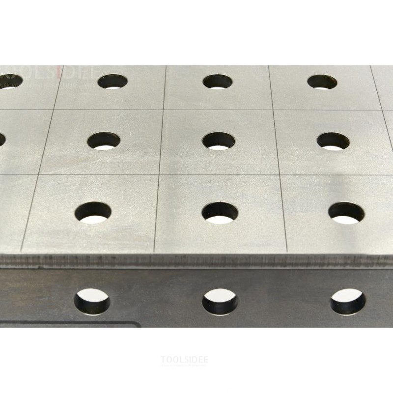 Weldkar svejsebord Ø28 1000 x 1000 x 15 mm, mobil